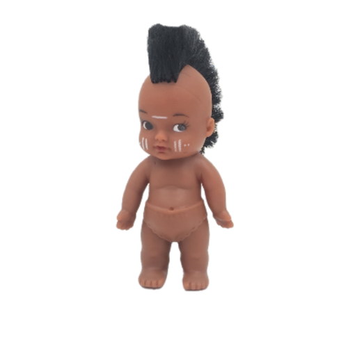 3½ in - Native doll with mohawk / MK125