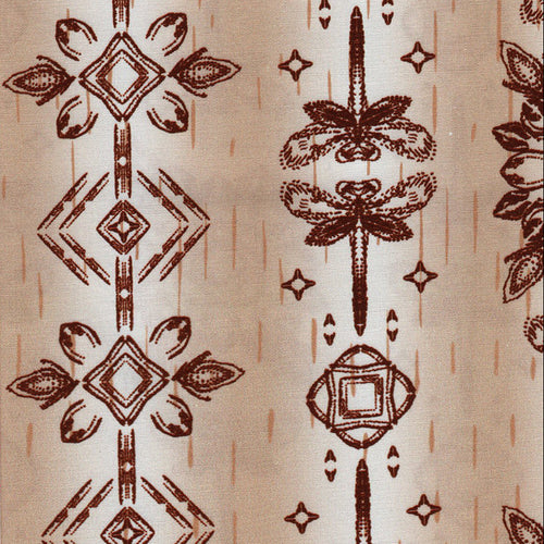 Ancêtres de la libellule PBBB03 - Sable Tissu 100% coton designer