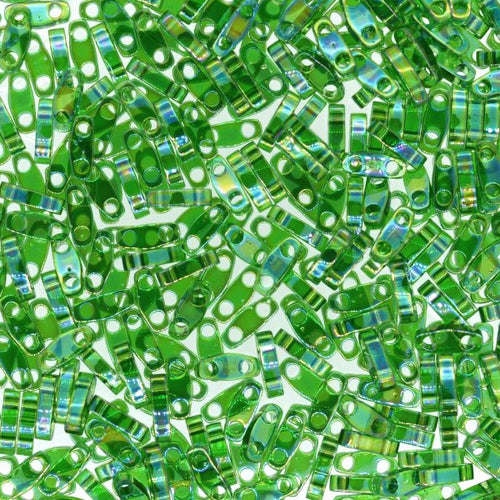 Miyuki Quarter TILA® - QTL0179 Transparent Green AB