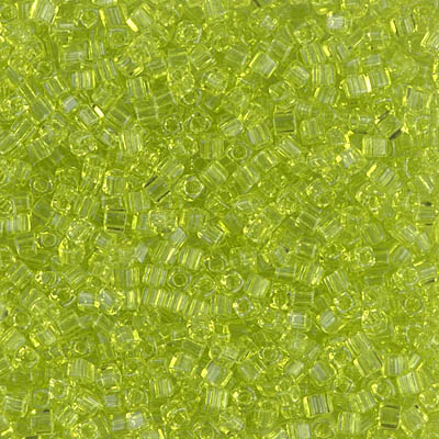 Miyuki Cube 1.8 mm - SQB0143 Chartreuse Transparent
