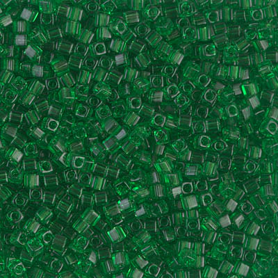 Miyuki Cube 1.8 mm - SQB0146 Vert lime Transparent