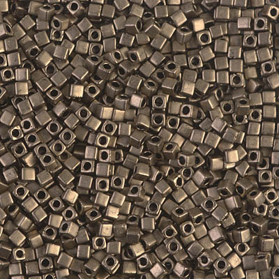 Miyuki Cube 1.8 mm - SQB2006 Bronze métallique mat Opaque