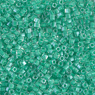 Miyuki Square Beads 1,8 mm - SQB0219 Seafoam Lined Crystal