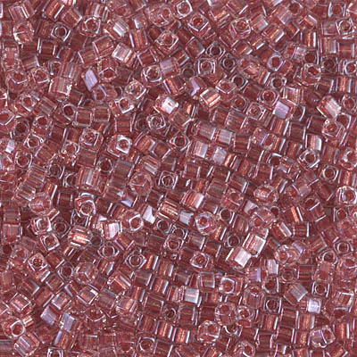 Miyuki Cube 1.8 mm - SQB2601 Cristal cœur rose antique étincelante