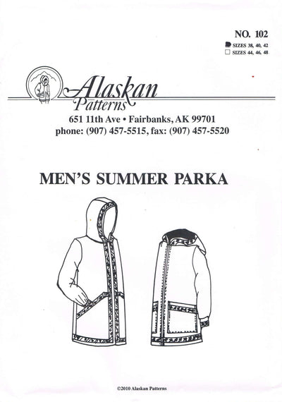 Men’s Summer Parka Patterns