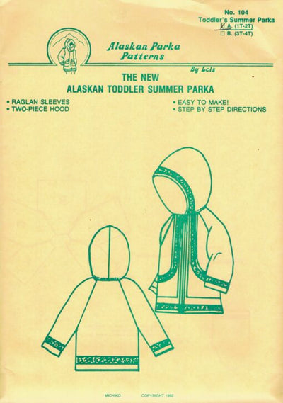 Toddler Summer Parka Patterns