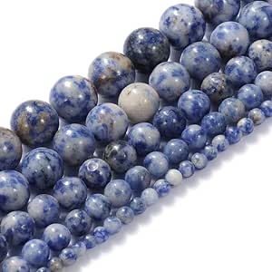 Perle Semi-Précieuse sur corde - Sodalite