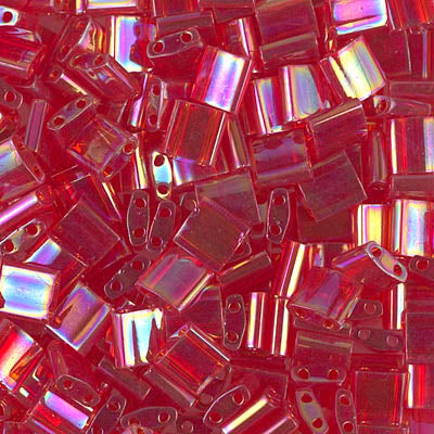 Miyuki TILA® - TL0140FR Rouge orangé mat AB Transparent