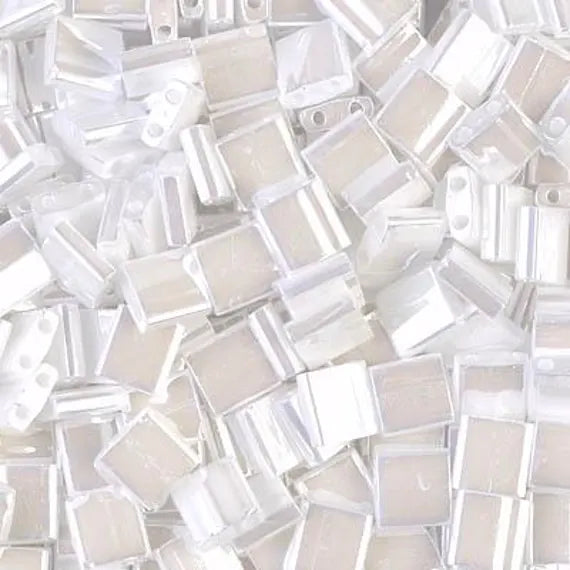 Miyuki TILA® - TL0420 Opaque White Pearl Luster