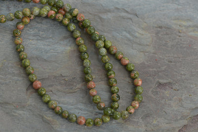 Unakite (4 mm - 16 inches)