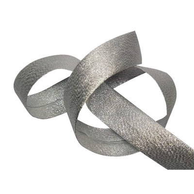13 mm - Biais lamé - 33% Nylon / 67% lamé métallique