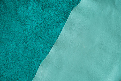 Turquoise Cowhide Leather · 2 - 2½ oz - ( 0,7 - 0,8 mm ) | Grade II