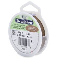 Câble métallique d'enfilage de perles - .015 (0,38mm) · BEADALON