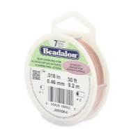 Câble métallique d'enfilage de perles - .018 (0,46mm) · BEADALON