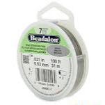 Câble métallique d'enfilage de perles - .020 (0,51mm) · BEADALON