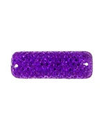 8x24mm - Resin cabochon rectangle sparkle stone - 2pcs