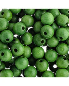 8mm - Wooden Round Beads / Ø=3 mm 