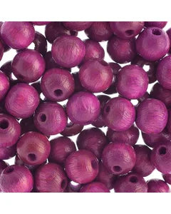 8mm - Wooden Round Beads / Ø=3 mm 