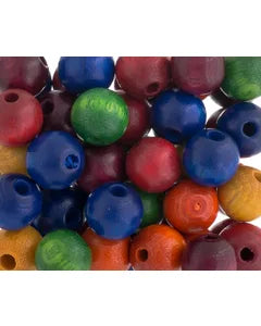 8mm - Wooden Round Beads / Ø=3 mm 