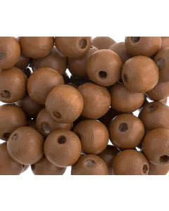 8mm - Wooden Round Beads / Ø=3 mm 
