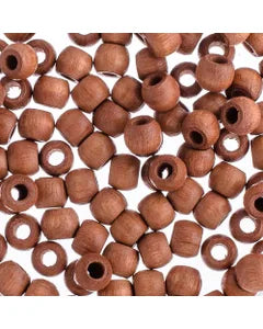 6x4.8mm - Wooden Crow Beads Ø=2.7mm