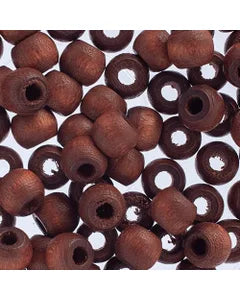 6x4.8mm - Wooden Crow Beads Ø=2.7mm