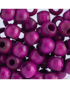 6x4.8mm - Wooden Crow Beads Ø=2.7mm