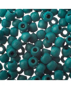 6x4.8mm - Wooden Crow Beads Ø=2.7mm