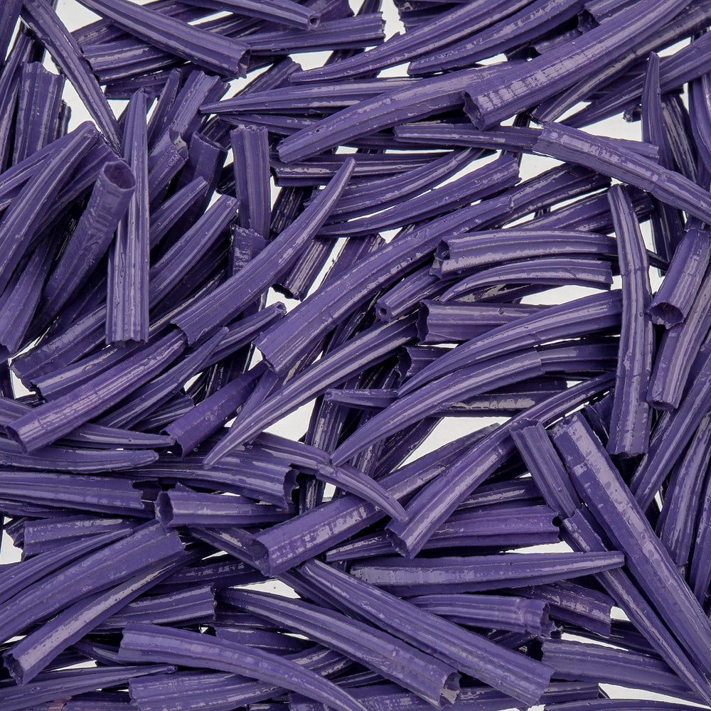 30 g - Dentallium ridged shells 0.5 in to 1 in - Oil Painted