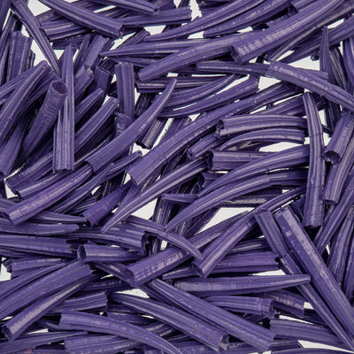 30 g - Dentallium ridged shells 0.5 in to 1 in - Oil Painted