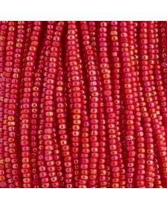 Preciosa Seedbead Charlotte 11/0 - SB7052SH Opaque Red AB