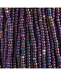 Preciosa Seedbead Charlotte 11/0 - SB7056SH Opaque Metallic Purple AB