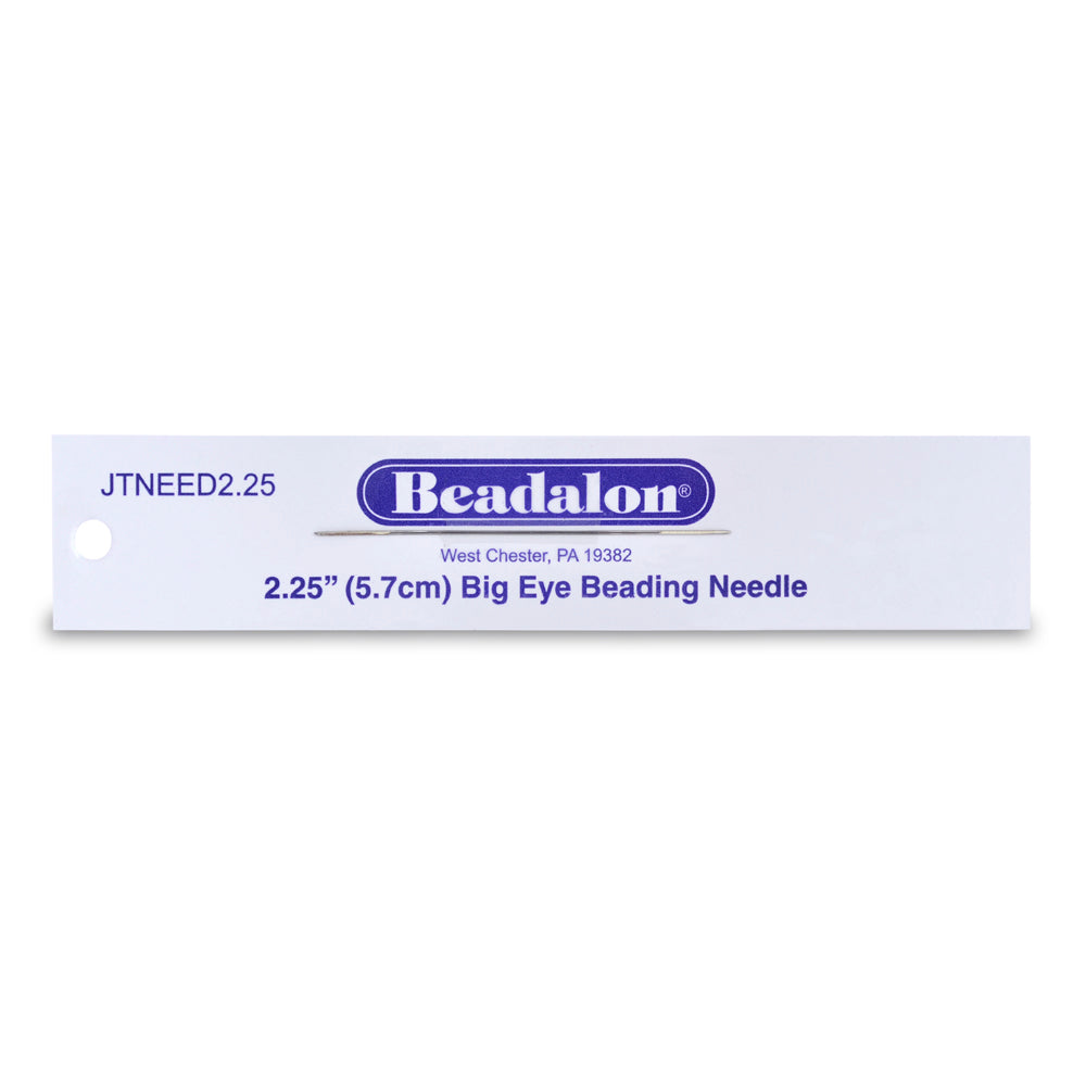 2.25in - 5.7cm - Big Eye Stainless Steel · Beading Needle