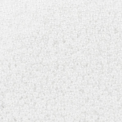 11/0 - SB35005 nacré blanche opaque · Preciosa rocaille