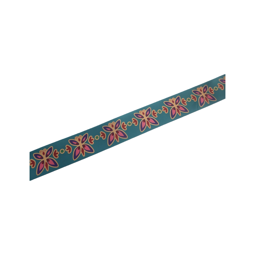 38mm - Ruban satin simple face papillons 100% polyester