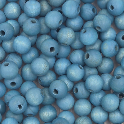 10 mm -  Perles de bois · Quantités et couleurs variées