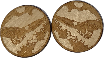 Wooden Cabochon - Various models
