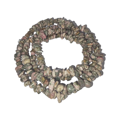 Chips - Semi Precious on strand - Nevada Lapis