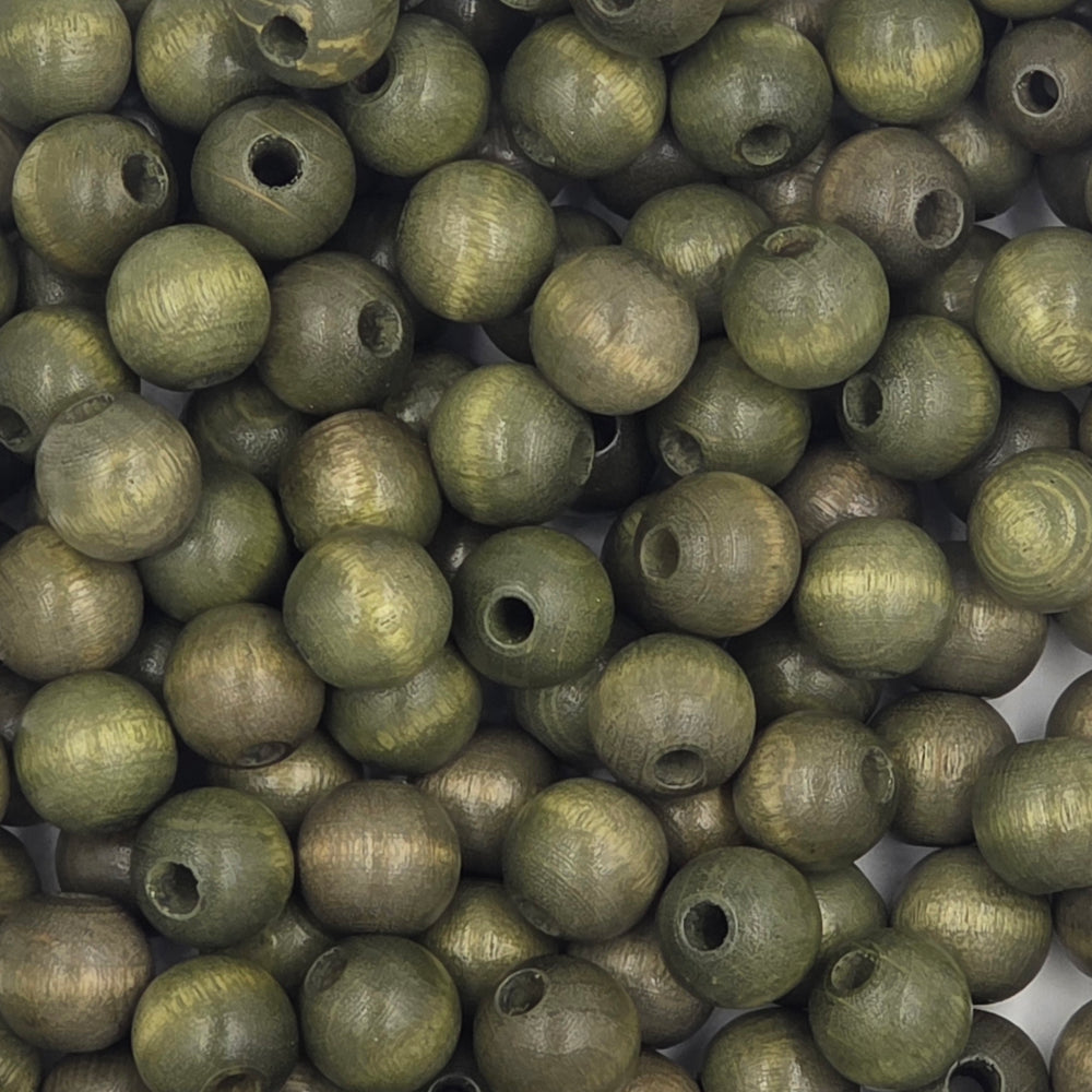 Wooden beads 12 mm ( hole 3 mm ) (~ 50un)