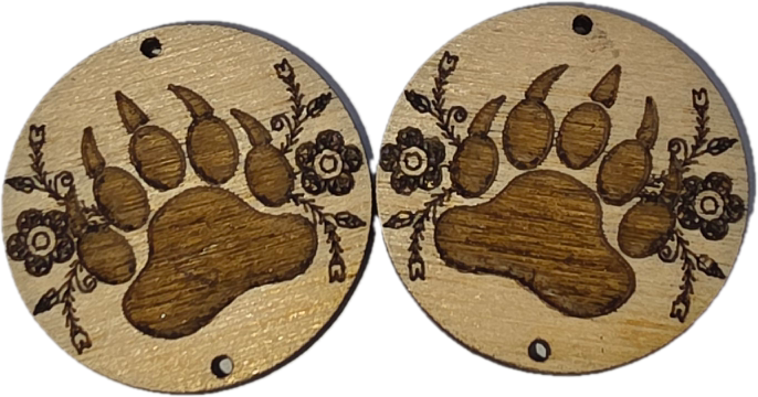 Wooden Cabochon - Various models