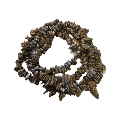 Chips - Semi Precious on strand - Bronzite