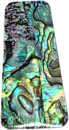 Cabochon en résine et abalone