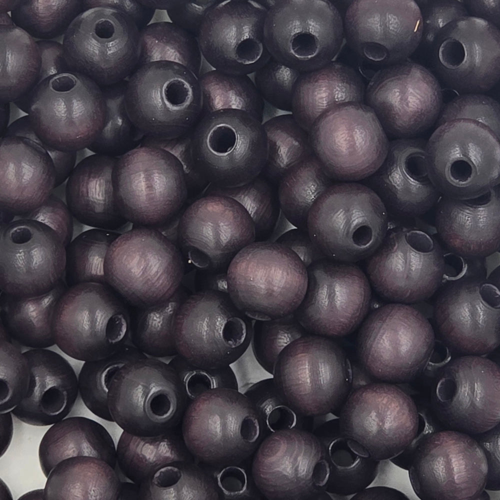 Wooden beads 12 mm ( hole 3 mm ) (~ 50un)