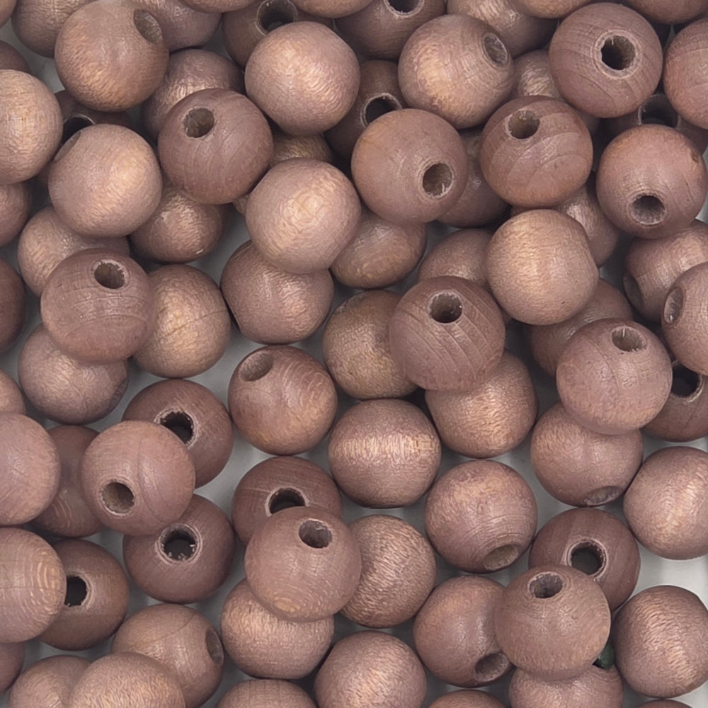 Wooden beads 12 mm ( hole 3 mm ) (~ 50un)