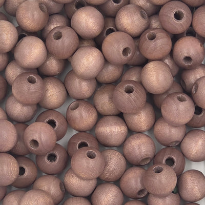 Wooden beads 12 mm ( hole 3 mm ) (~ 50un)