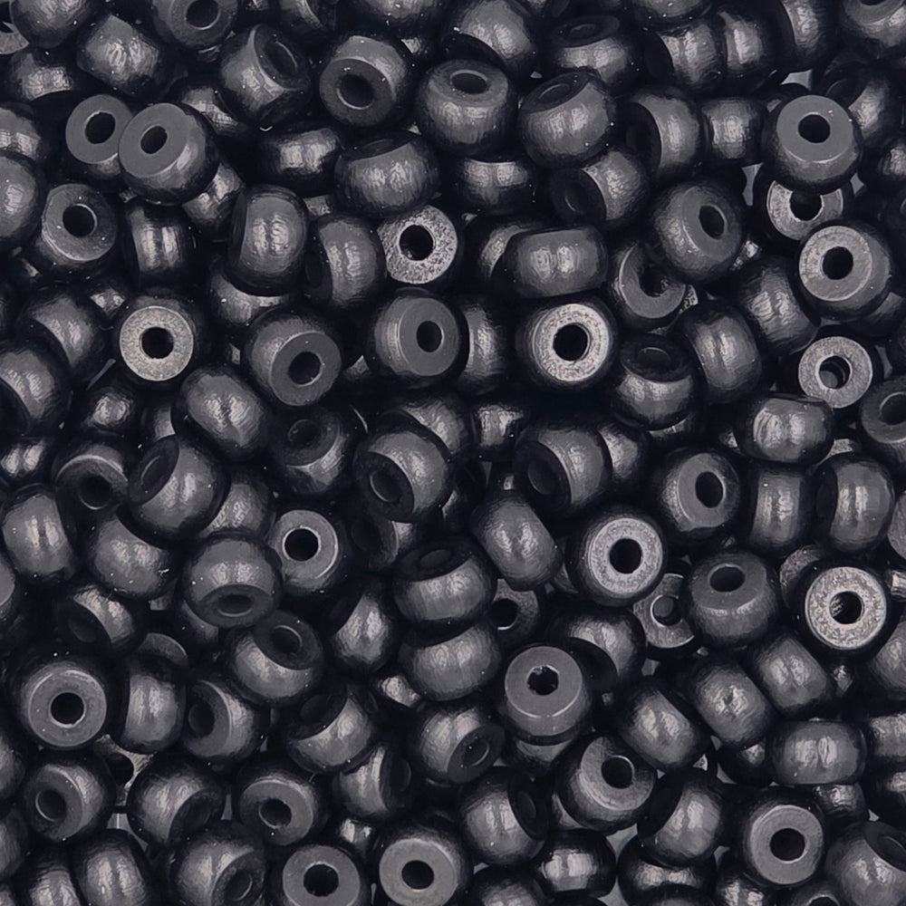 10x6 mm - Flat wooden side beads