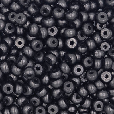 10x6 mm - Flat wooden side beads