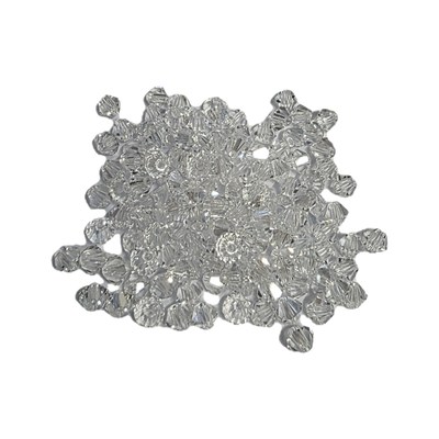 4x4 mm - Preciosa® - Bicone de cristal ''Machine Cut'' / ≈144pcs