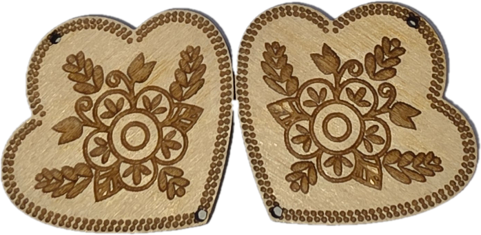 Wooden Cabochon - Various models