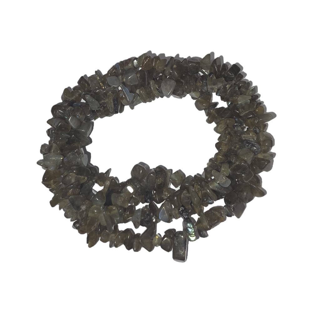 Chips - Semi Precious on strand - Labradorite
